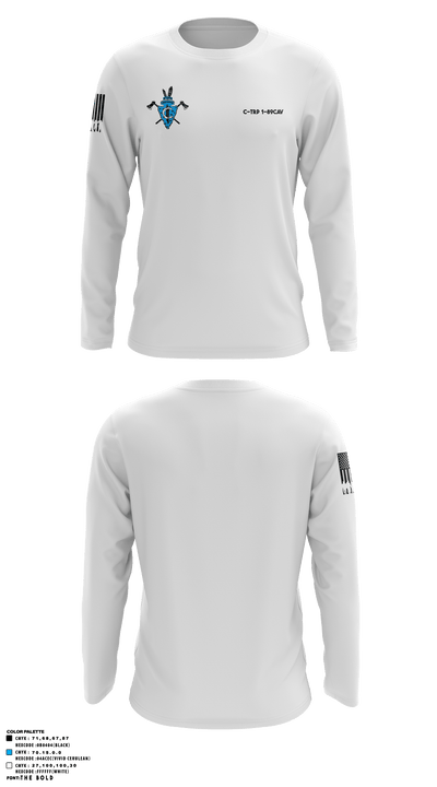 C-TRP 1-89cav 8122558 Long Sleeve Performance Shirt - 3