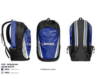 Gear Bag, Lawrence High School field hockey, Field Hockey, Teamtime, Team time, sublimation, custom sports apparel, team uniforms, spirit wear, spiritwear, sports uniforms, custom shirts, team store, custom team store, fundraiser sports, apparel fundraiser