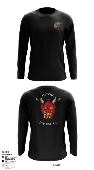 Long Sleeve Performance Shirt, 112th CRD, , Teamtime, Team time, sublimation, custom sports apparel, team uniforms, spirit wear, spiritwear, sports uniforms, custom shirts, team store, custom team store, fundraiser sports, apparel fundraiser