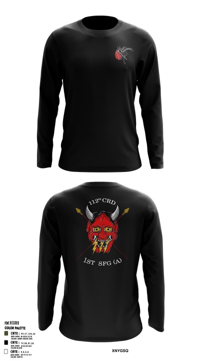 112th CRD 42779260 Long Sleeve Performance Shirt - 6
