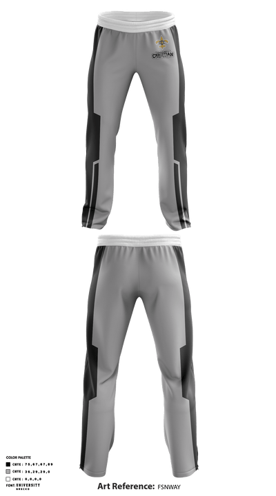 Community Christian College Football 1126993 Sweatpants - 1