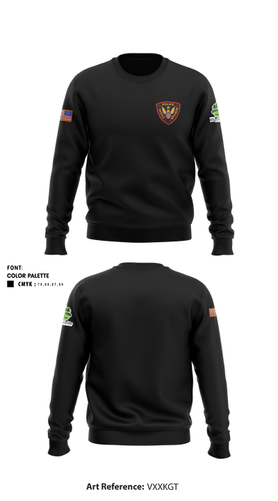 Maysville Police Department 76204305 Crew Neck Sweatshirt - 1