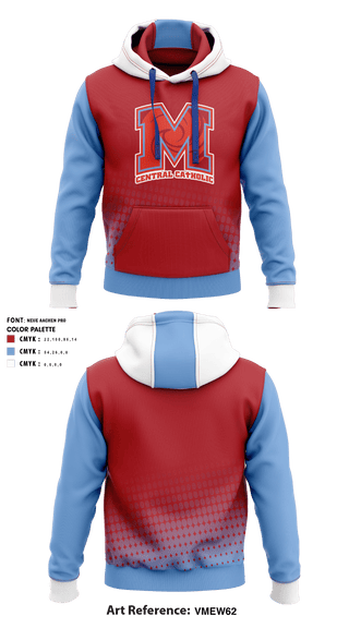 Hoodie, Marian Central Catholic High School Golf, Golf, Teamtime, Team time, sublimation, custom sports apparel, team uniforms, spirit wear, spiritwear, sports uniforms, custom shirts, team store, custom team store, fundraiser sports, apparel fundraiser
