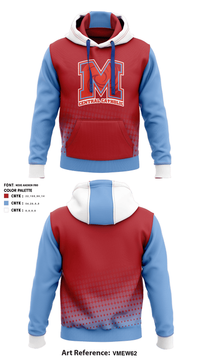 Marian Central Catholic High School Golf 2343117 Hoodie - 1