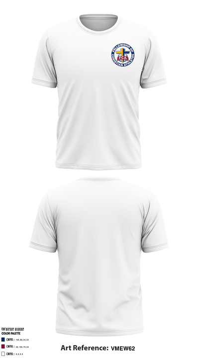 Fellowship of Christian Athletes 77170783 Short Sleeve Performance Shirt - 14