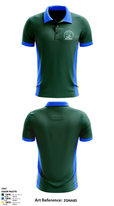 South Kingstown Parks & Recreation 83401410 Short Sleeve Performance Polo - 1