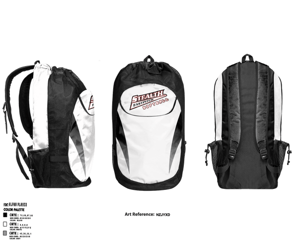 Gear Bag, Stealth Softball Org, Softball, Teamtime, Team time, sublimation, custom sports apparel, team uniforms, spirit wear, spiritwear, sports uniforms, custom shirts, team store, custom team store, fundraiser sports, apparel fundraiser