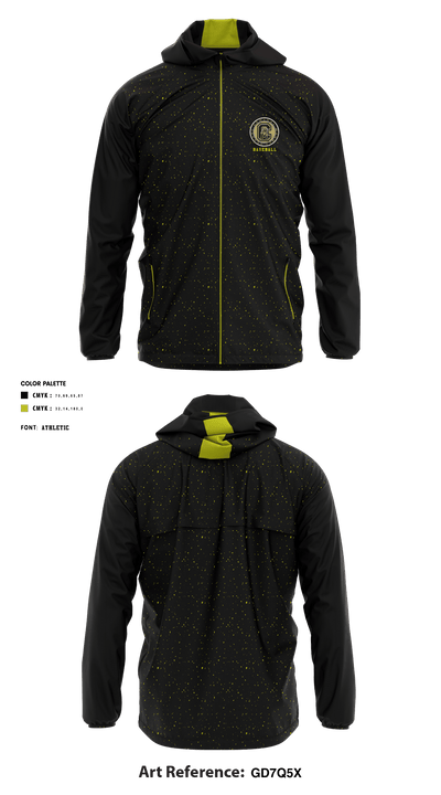 Central Magnet High School Baseball 83793746 Windbreaker - 1