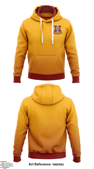 Harrisburg High School Tennis 91966565 Hoodie - 1
