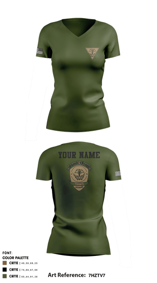 Women's Short Sleeve Vneck Shirt, Ghost Frogs, Golf, Teamtime, Team time, sublimation, custom sports apparel, team uniforms, spirit wear, spiritwear, sports uniforms, custom shirts, team store, custom team store, fundraiser sports, apparel fundraiser