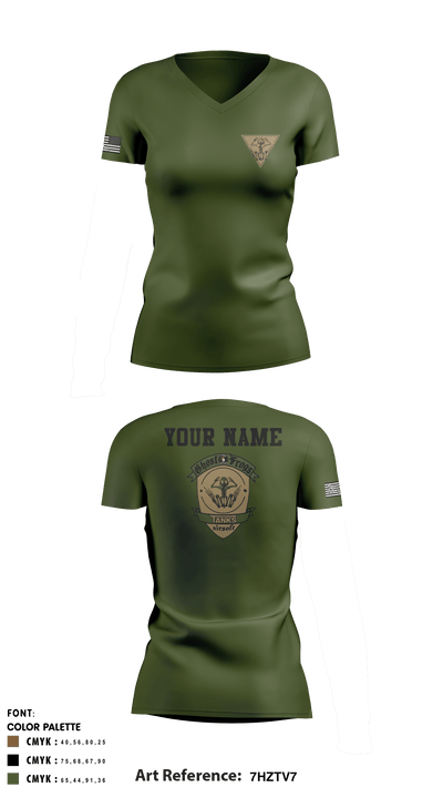 Ghost Frogs 70808894 Women's Short Sleeve V-neck Shirt - 7