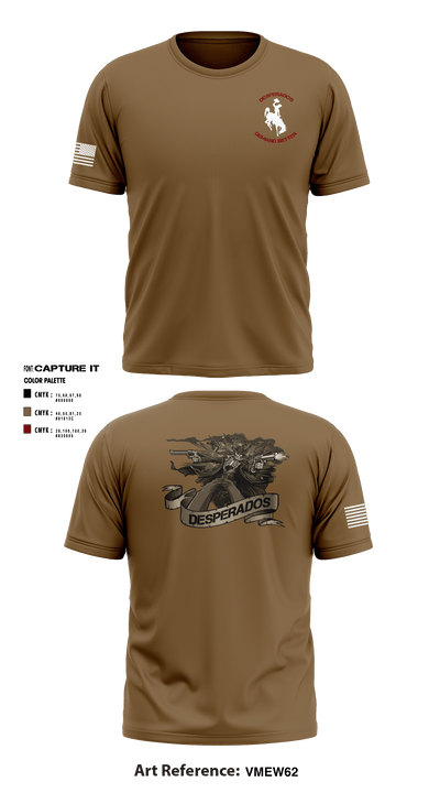 DESPERADOS 74936038 Short Sleeve Performance Shirt - 7