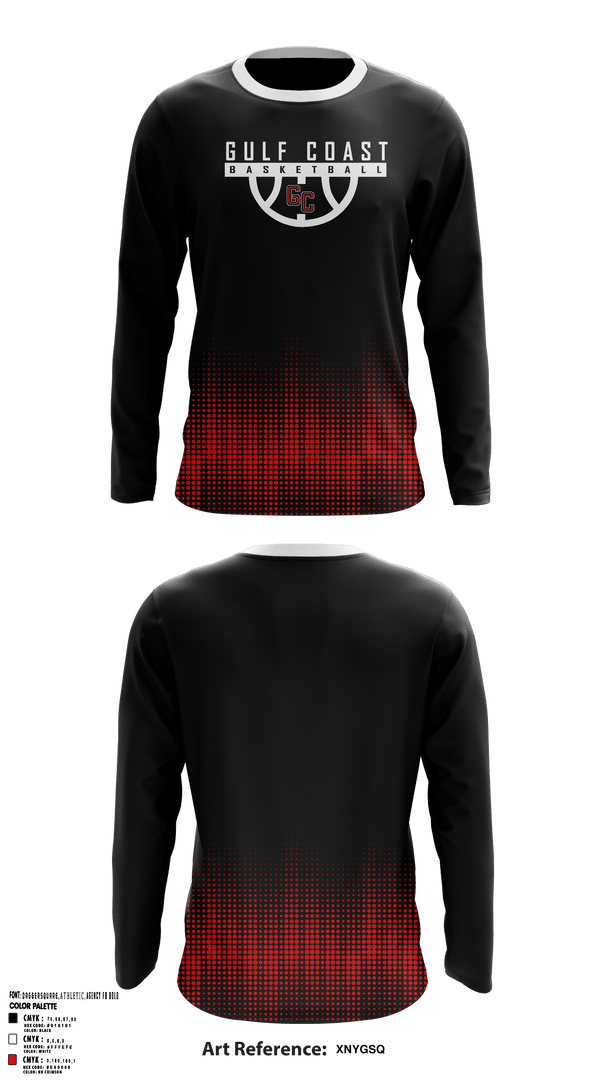 Long Sleeve Performance Shirt, Gulf Coast Heat Basketball, Men's Basketball, Teamtime, Team time, sublimation, custom sports apparel, team uniforms, spirit wear, spiritwear, sports uniforms, custom shirts, team store, custom team store, fundraiser sports, apparel fundraiser