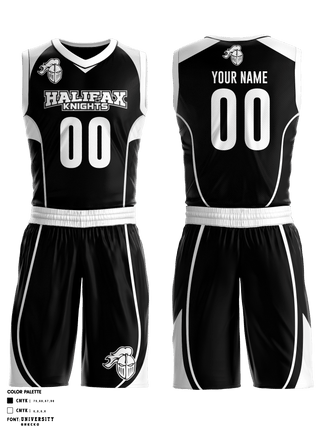 Basketball Uniform, Halifax Academy basketball, Men's Basketball, Teamtime, Team time, sublimation, custom sports apparel, team uniforms, spirit wear, spiritwear, sports uniforms, custom shirts, team store, custom team store, fundraiser sports, apparel fundraiser