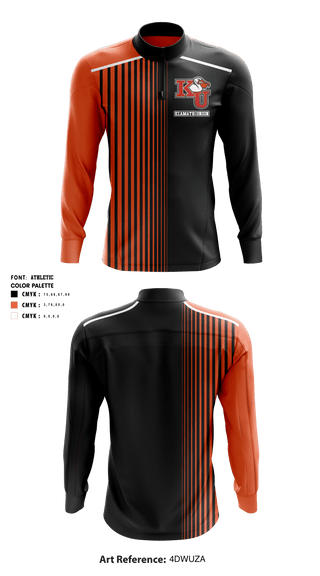 Quarter Zip Jacket, Klamath Union High School Basketball, Men's Basketball, Teamtime, Team time, sublimation, custom sports apparel, team uniforms, spirit wear, spiritwear, sports uniforms, custom shirts, team store, custom team store, fundraiser sports, apparel fundraiser