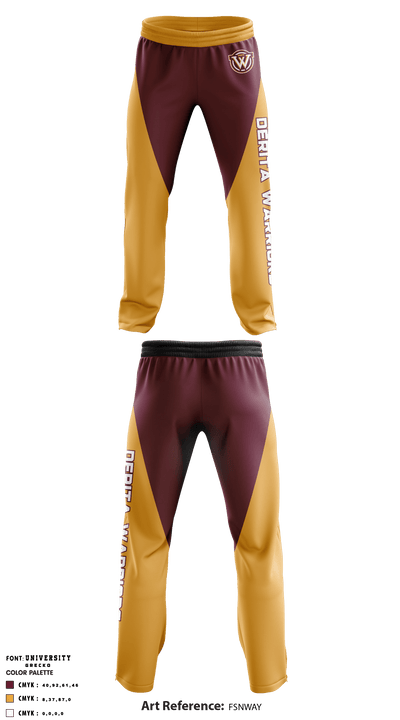 Derita Warriors 27828620 Sweatpants - 3