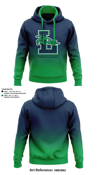 Leesville Road High School Tennis 89000735 Hoodie - 1