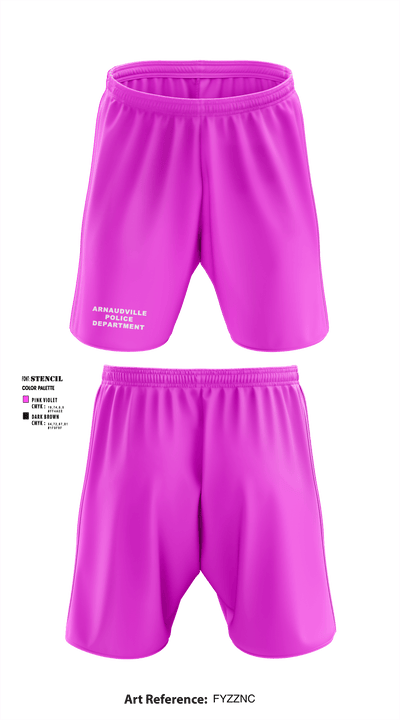 Arnaudville Police Department 19047402 Athletic Shorts With Pockets - 1