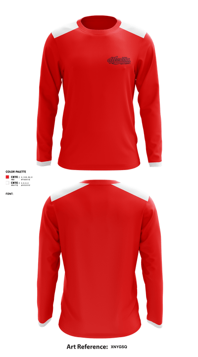 Wasilla Youth Baseball League 52876391 Long Sleeve Performance Shirt - 1