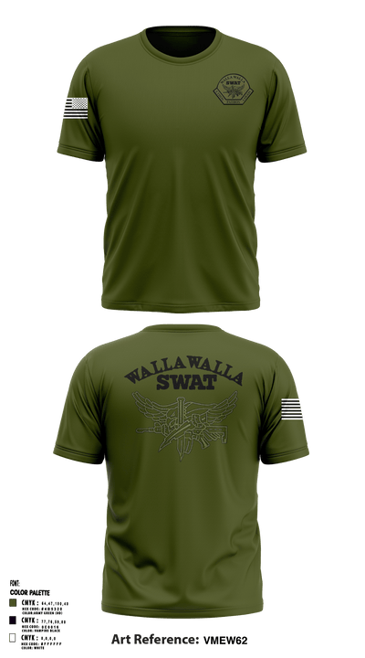 Walla Walla SWAT 28553390 Short Sleeve Performance Shirt - 2