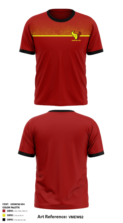 Hampton Cove Middle School 33906534 Short Sleeve Performance Shirt - 2