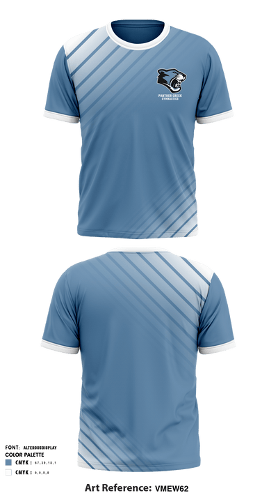 Panther Creek High School Gymnastics 12678149 Short Sleeve Performance Shirt - 1