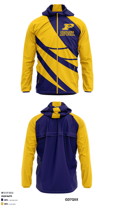 Petaluma Panthers Football And Cheer 2118374 Windbreaker - 1