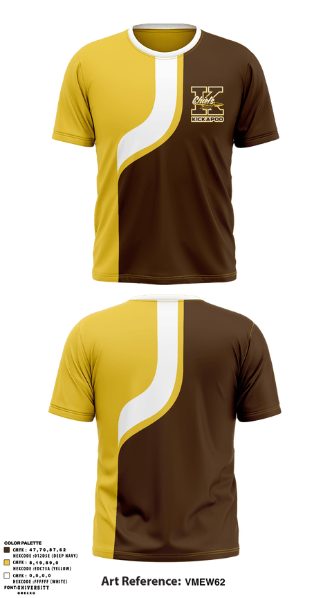 Short Sleeve Performance Shirt, Kickapoo High School Track, Track & Field, Teamtime, Team time, sublimation, custom sports apparel, team uniforms, spirit wear, spiritwear, sports uniforms, custom shirts, team store, custom team store, fundraiser sports, apparel fundraiser