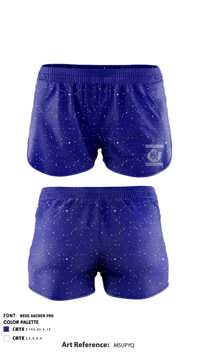 Wyoming High School Tennis 90911536 Women's Shorts - 1