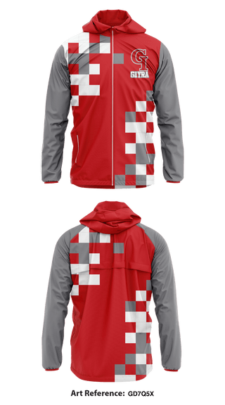 Windbreaker, GIYRA Sports, Football, Teamtime, Team time, sublimation, custom sports apparel, team uniforms, spirit wear, spiritwear, sports uniforms, custom shirts, team store, custom team store, fundraiser sports, apparel fundraiser