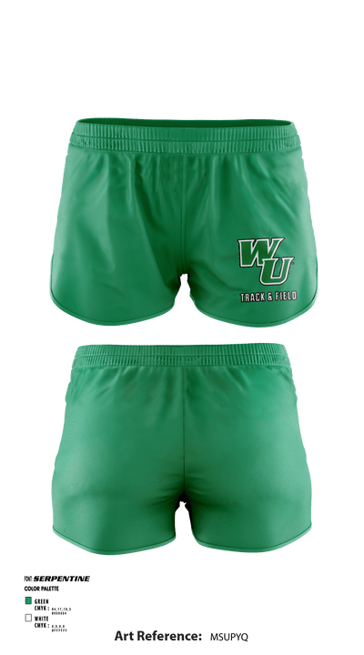 Wilmington University Track 37638015 Women's Shorts - 6
