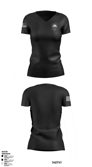 Women's Short Sleeve Vneck Shirt, A Platoon, Police, Teamtime, Team time, sublimation, custom sports apparel, team uniforms, spirit wear, spiritwear, sports uniforms, custom shirts, team store, custom team store, fundraiser sports, apparel fundraiser