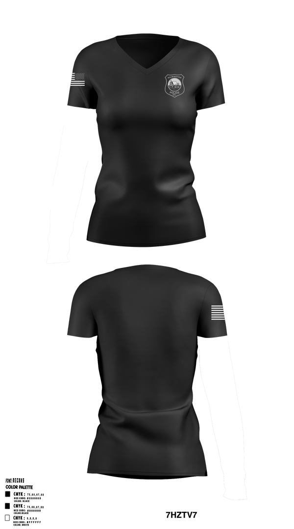 Women's Short Sleeve Vneck Shirt, A Platoon, Police, Teamtime, Team time, sublimation, custom sports apparel, team uniforms, spirit wear, spiritwear, sports uniforms, custom shirts, team store, custom team store, fundraiser sports, apparel fundraiser