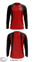 Wagner High School Soccer 44732640 Long Sleeve Performance Shirt - 1