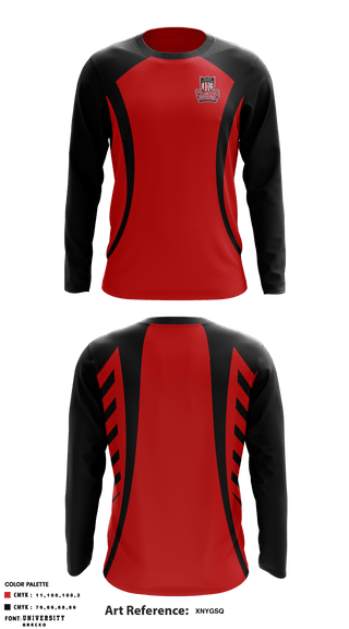 Long Sleeve Performance Shirt, Wagner High School Soccer, Men's Soccer, Teamtime, Team time, sublimation, custom sports apparel, team uniforms, spirit wear, spiritwear, sports uniforms, custom shirts, team store, custom team store, fundraiser sports, apparel fundraiser
