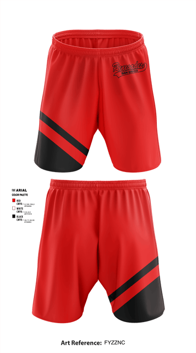 San Diego Renegades 57590019 Athletic Shorts With Pockets - 2