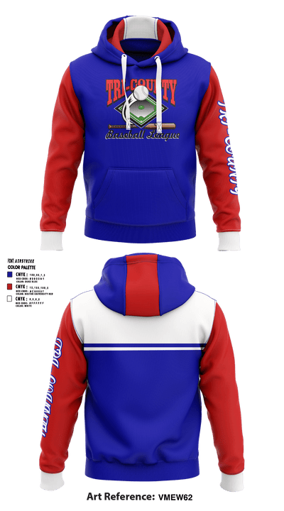 Tri County Baseball-Bronco League 20301214 Hoodie - 1