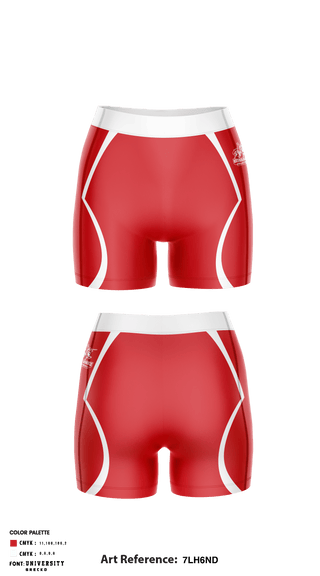 Women's Compression Shorts, Neshannock Senior High School Volleyball, Women's Volleyball, Teamtime, Team time, sublimation, custom sports apparel, team uniforms, spirit wear, spiritwear, sports uniforms, custom shirts, team store, custom team store, fundraiser sports, apparel fundraiser