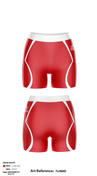 Neshannock Senior High School Volleyball 87814625 Women's Compression Shorts - 1