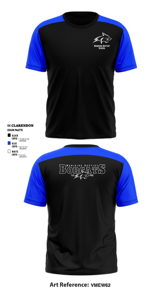 Short Sleeve Performance Shirt, Munising Baptist School Bobcats, Men's Basketball, Teamtime, Team time, sublimation, custom sports apparel, team uniforms, spirit wear, spiritwear, sports uniforms, custom shirts, team store, custom team store, fundraiser sports, apparel fundraiser