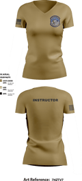 373 TRS / DET 12 70443179 Women's Short Sleeve V-neck Shirt - 4
