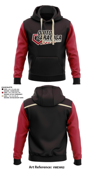 Hoodie, Quito Saratoga Little League, Baseball, Teamtime, Team time, sublimation, custom sports apparel, team uniforms, spirit wear, spiritwear, sports uniforms, custom shirts, team store, custom team store, fundraiser sports, apparel fundraiser