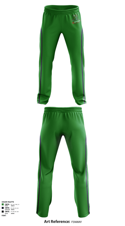 Raptors 64901474 Sweatpants - 1
