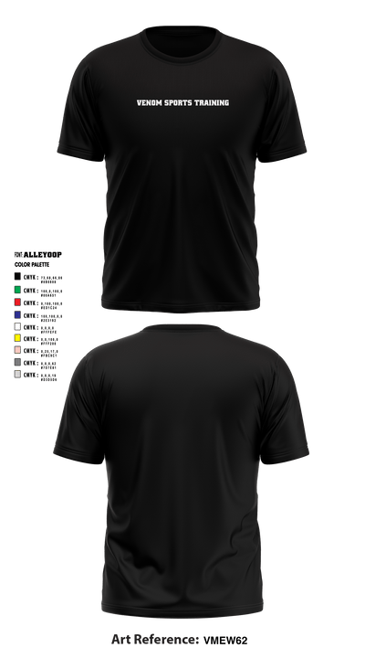 Venom Sports Training 59845358 Short Sleeve Performance Shirt - 10