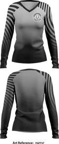 Chaparral Soccer 44107512 Women's Long Sleeve V-neck Shirt - 2
