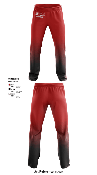 Sweatpants, Marysville Little League Football, Football, Teamtime, Team time, sublimation, custom sports apparel, team uniforms, spirit wear, spiritwear, sports uniforms, custom shirts, team store, custom team store, fundraiser sports, apparel fundraiser