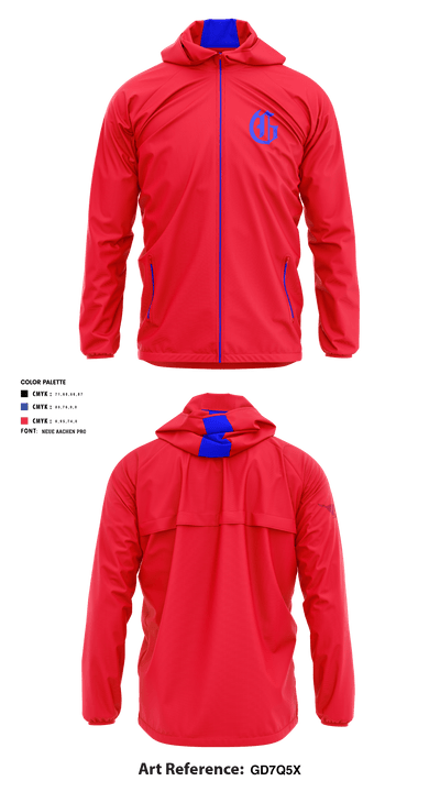 Grapevine Mustangs 91770240 Windbreaker - 3