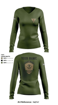 Ghost Frogs 70808894 Women's Long Sleeve V-neck Shirt - 7