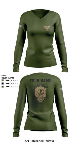 Women's Long Sleeve Vneck Shirt, Ghost Frogs, Golf, Teamtime, Team time, sublimation, custom sports apparel, team uniforms, spirit wear, spiritwear, sports uniforms, custom shirts, team store, custom team store, fundraiser sports, apparel fundraiser