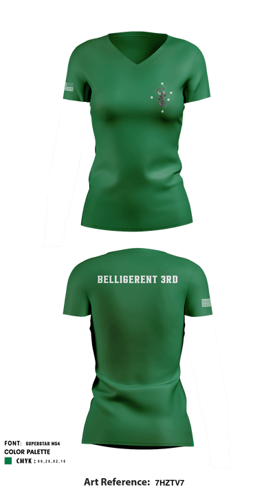 1st battalion 7th marines baker conpany 20110523 Women's Short Sleeve V-neck Shirt - 1